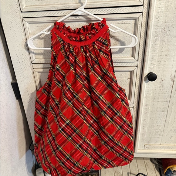 J. Crew Tops - J. Crew Red Plaid Sleeveless Blouse